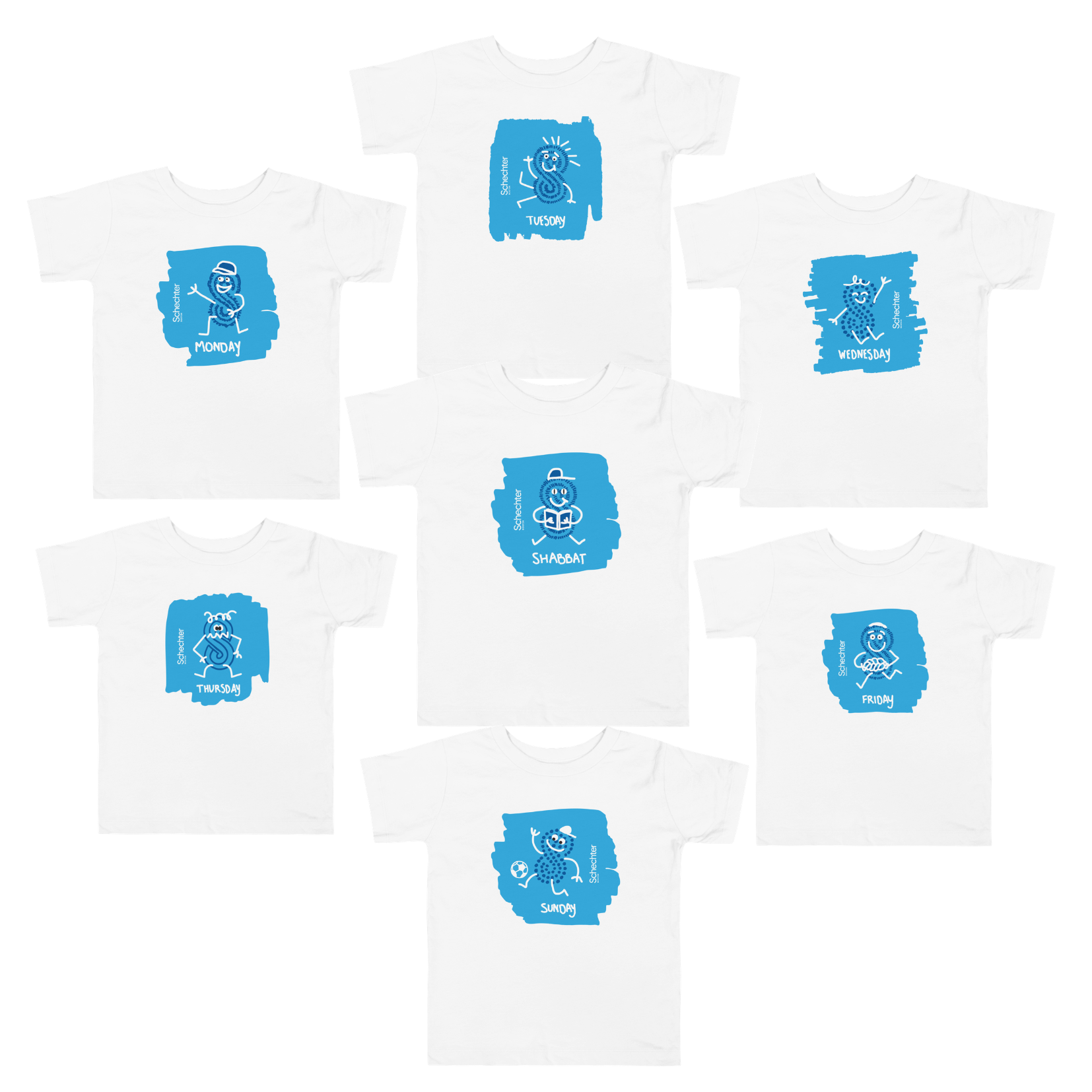 Days of the Week Youth T-Shirt Bundle